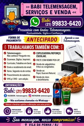 Explicadora/Reforço Escolar. Leia. Pode precisar.
