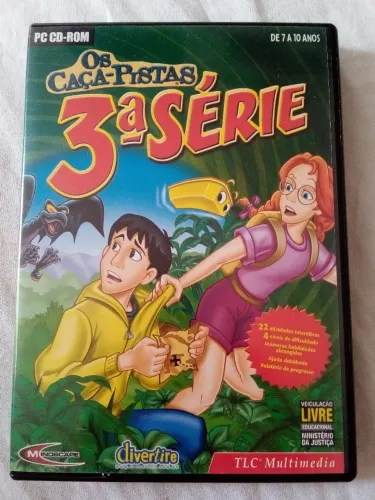Pc Cd Rom Os Caça Pistas 3a Série Jogo para Pc nacional e original 