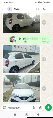 Toyota Etios X 1.3 Flex 16V 5P Mec. 2018