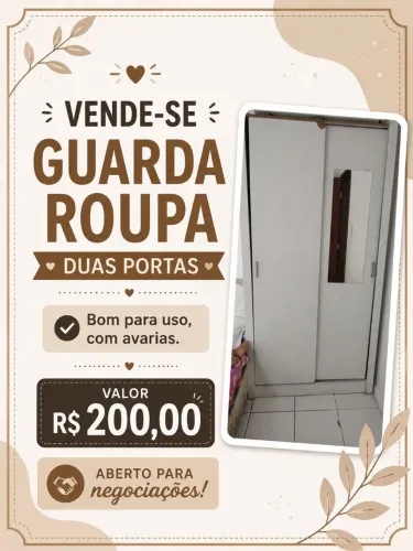 Vendo guarda roupa 