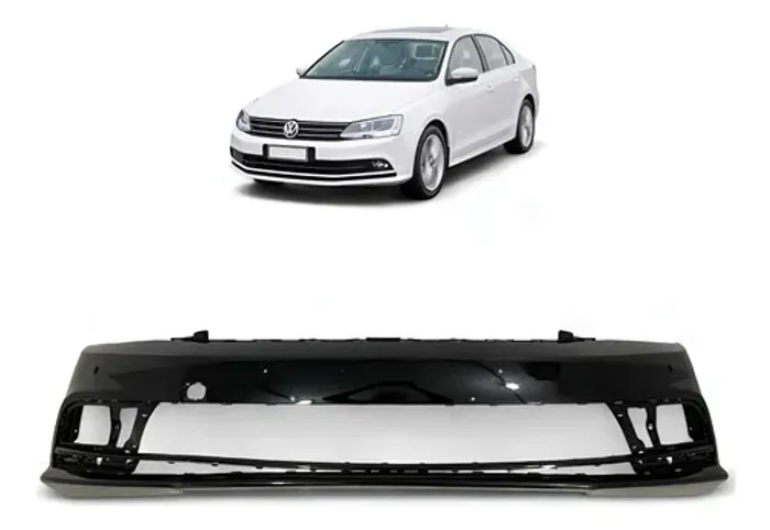 Parachoque Dianteiro Volkswagen Jetta 2015 A 2018 Original Preto