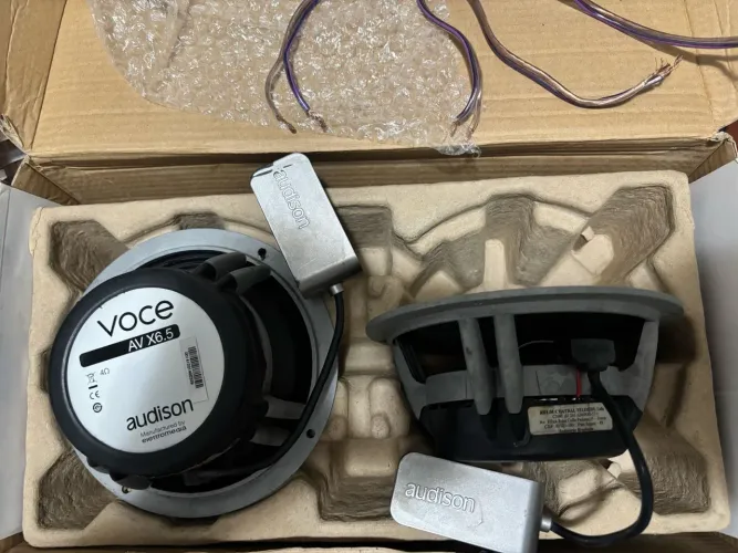 Coaxiais Audison AV X6.5 - 6,5" - Kit completo com caixa