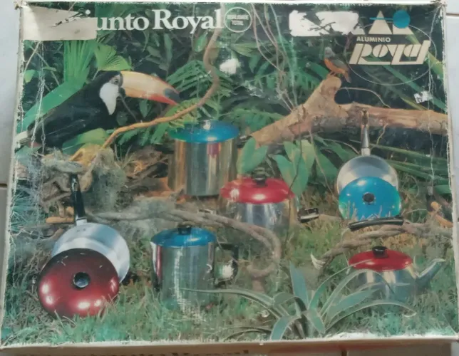 Jogo antigo de panelas Royal
