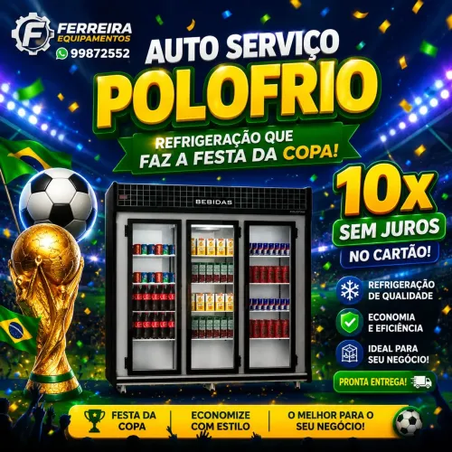 Auto serviço expositor pra frios e lacticínios novos pronta entrega