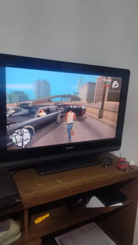Playstation 3 500gb 1 controle e vários jogos
