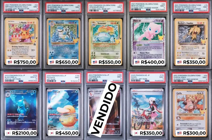Carta Pokémon Graduada PSA