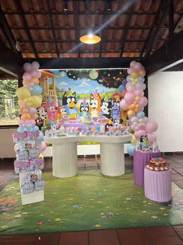 Decoração festa da bluey