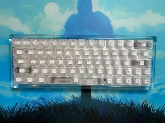(NOVO) Teclado Magnético AE64 PRO CLEAN CASE