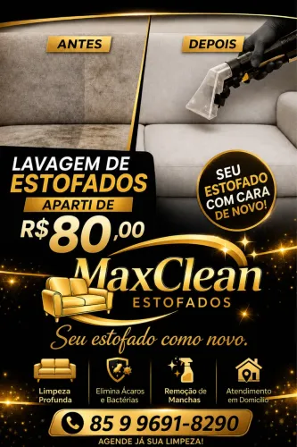 PROMOÇÃO LAVAGEM DE ESTOFADOS