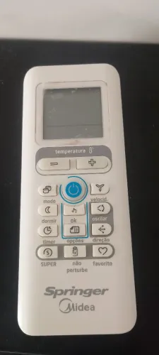 Controle Springer Midea Ar Condicionado original