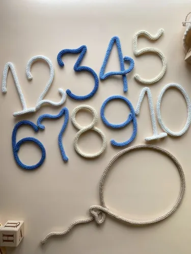 Kit Mesversário em Tricotin - Feito sob encomenda!!