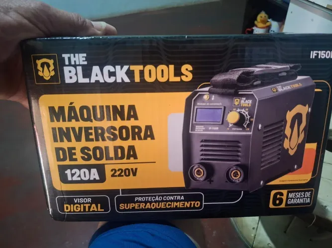 Maquina invensora de solda 120A voltagem 220v