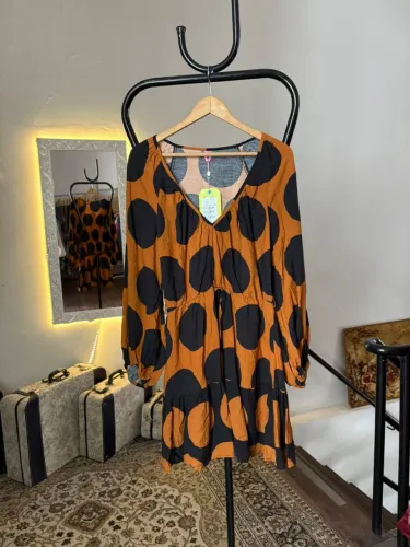 Vestido Farm animal print novo c/tag Tam G