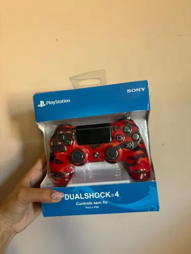 Controle DualShock para Ps4 sem fio - Novo na caixa