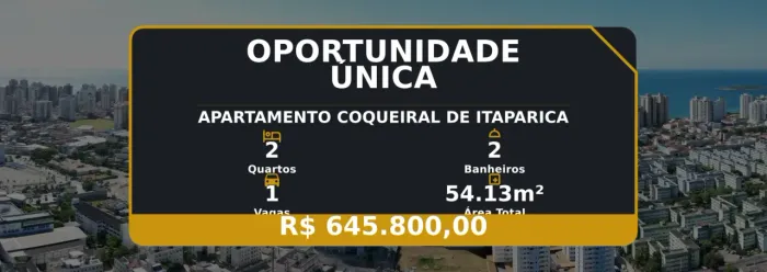Viva com Estilo: Apartamento em Coqueiral de Itaparica com Lazer