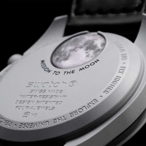 Relógio Bioceramic MoonSwatch collection (mission to the moon)