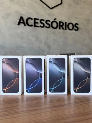 Apple 16 Pro Max 256GB NOTA FISCAL Lacrados Loja Física BH Centro
