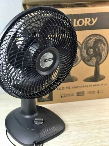 Ventilador de Mesa Mallory 30cm Super Power 127V Preto VSP-30-B