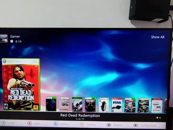 Xbox 360 Slim Desbloqueado 60 jogos de 360 e 5mil em emuladores