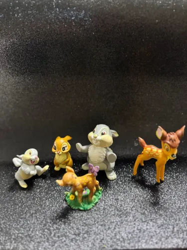 Lote miniaturas Bambi - Disney Store e Bullyland