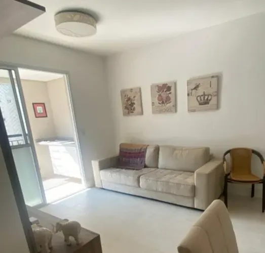 Sofá Bege Semi Novo