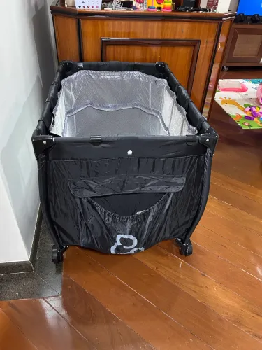 Berço Portátil Galzerano Chiqueirinho Preto - Excelente Estado