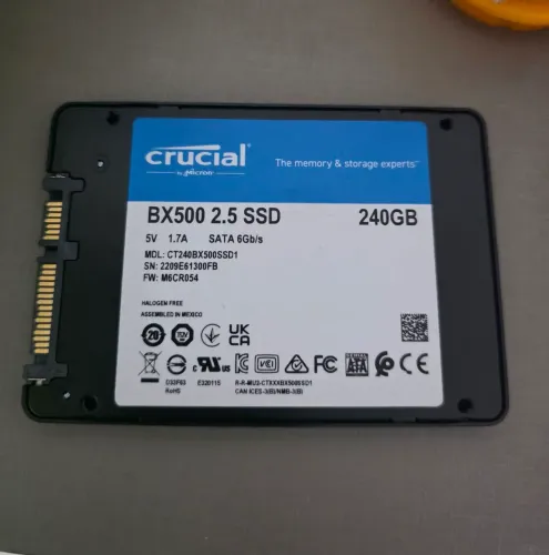 SSD SATA 240GB CRUCIAL BX500