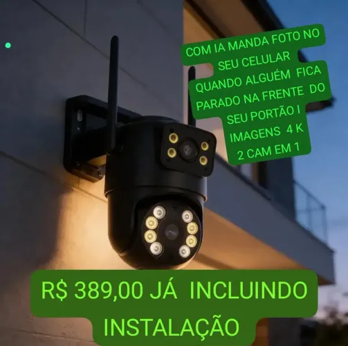 Câmeras de segurança  389,00 JÁ INSTALADO !