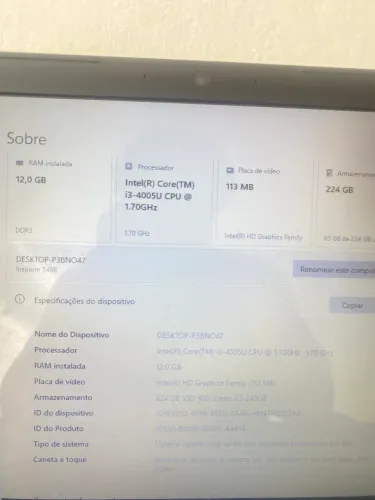 Notebook Dell