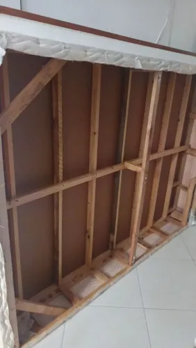 Base cama box casal