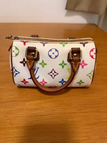 Bolsa nano speedy louis vuitton Murakami multicolore