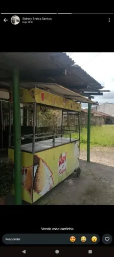 Vendo carrinho de coxinha completo.