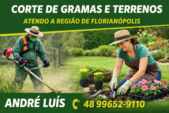 Roço Terreno nas cidades de São José e Palhoça!