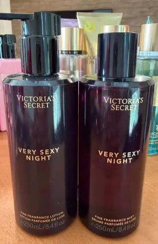 Victoria?s Secret Very Sexy Nigth body Splash e Creme Corporal Lacrados
