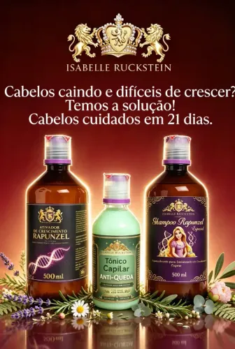 KIT DE TRATAMENTO CAPILAR NATURAL RAPUNZEL