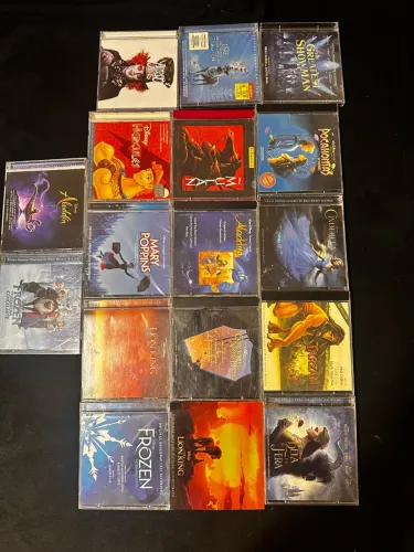 Kit de 17 CDs trilha sonora Disney