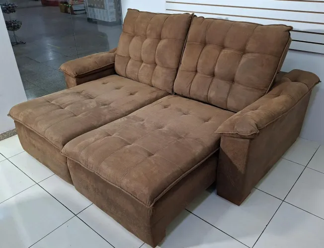 Sofá Retrátil e Reclinavel, Molas Ensacadas | PREMIUM - ENTREGA GRÁTIS