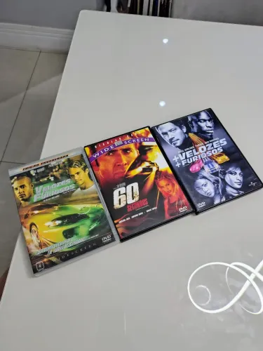 Mídia física DVD 60 segundos, Velozes 1 e + Velozes