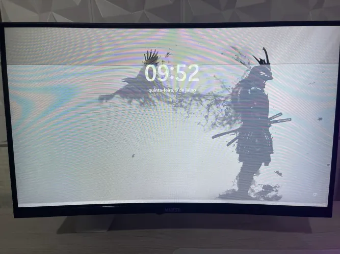 Monitor gamer mancer Valak, 24 Pol Va, Curvo,FHD,1MS,180hz, Freesync e G-Sync, HDMI/DP