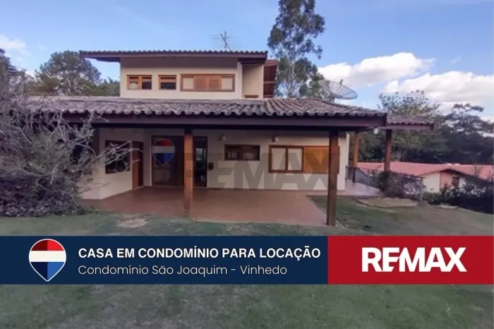 Casa para alugar em Condomínio com 4 suítes Condomínio São Joaquim - Vinhedo - SP