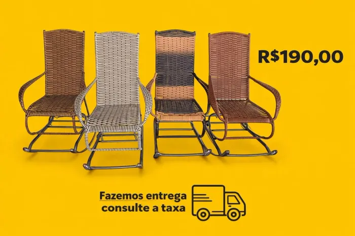 Cadeira balanço R$190,00 