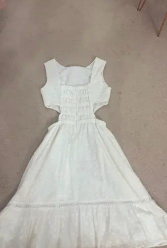 vestido always changing branco bordado inglês