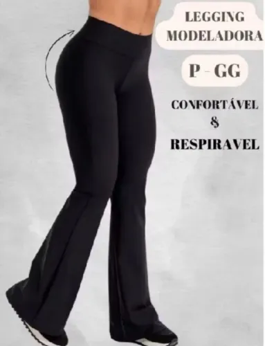 Calça Flare Flanelada 