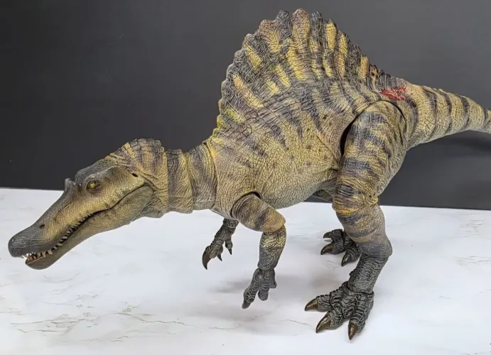 Jurassic World Spinosaurus JP3 Verde Nanmu lacrado hammond