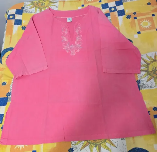 Conjunto rosa 100% algodão 