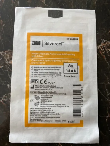 Silvercel curativo Hodroalginato com Prata 3M 05 X 05 cm