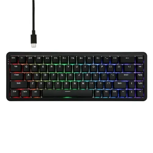 Teclado Gamer Magnetico Ajazz AK680 MAX com fio 8K polling rate 68%