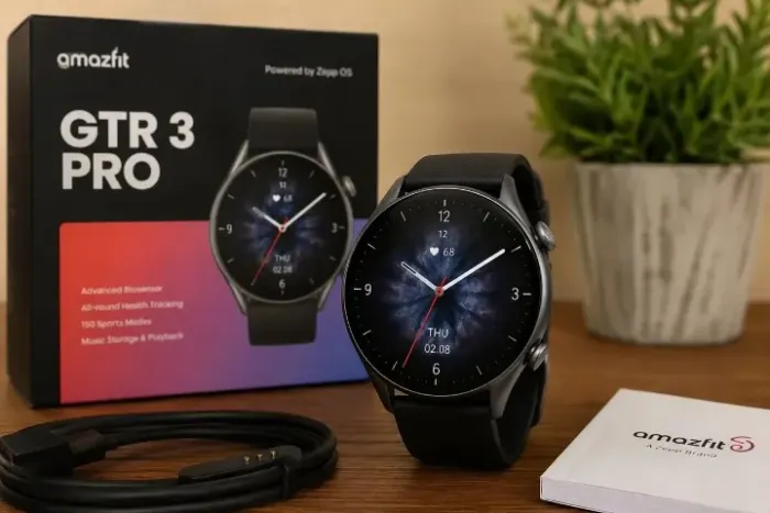 Smartwatch Amazfit GTR 3 Pro 46mm Tela AMOLED 1.45 GPS