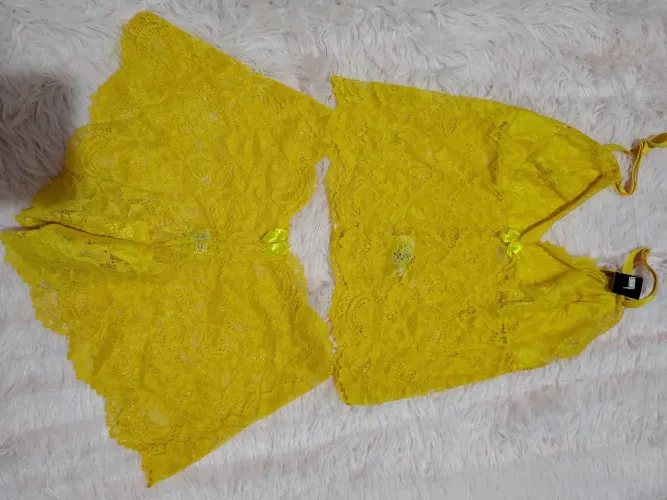 Conjunto de lingerie sem bojo Tam P