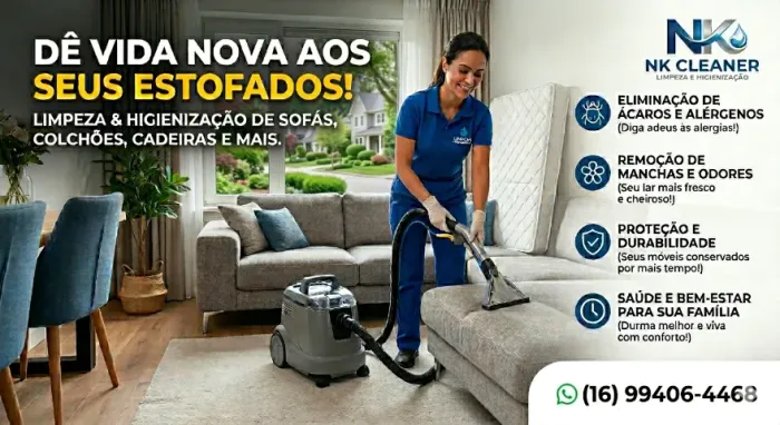 Limpeza e higinizaçao de estofados